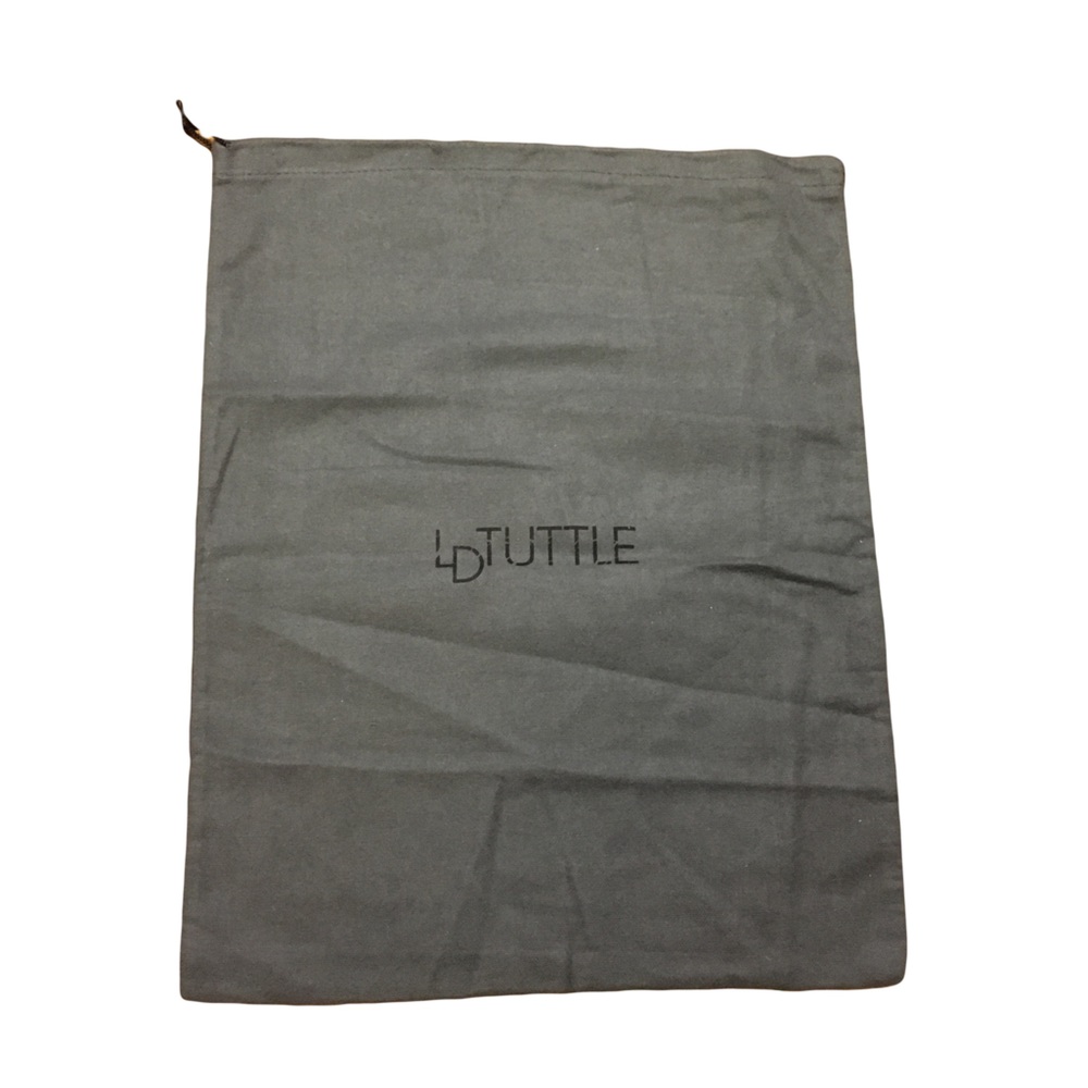 LD Tuttle Gray Grey Drawstring Dust bag Garment bag Soft Material